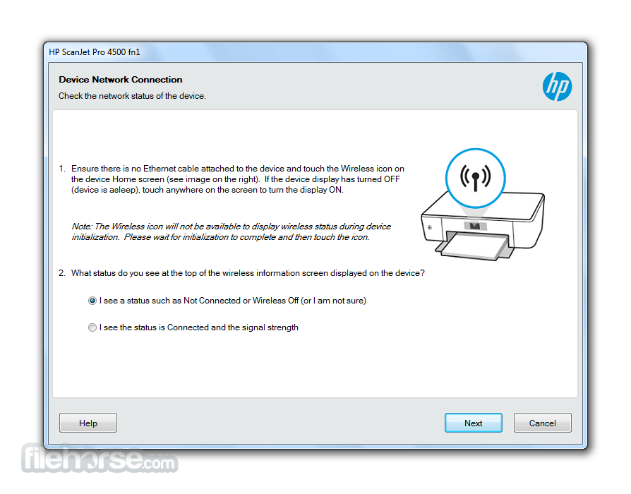 HP ScanJet Pro 4500 fn1 Network Scanner Driver 畫面截圖 4