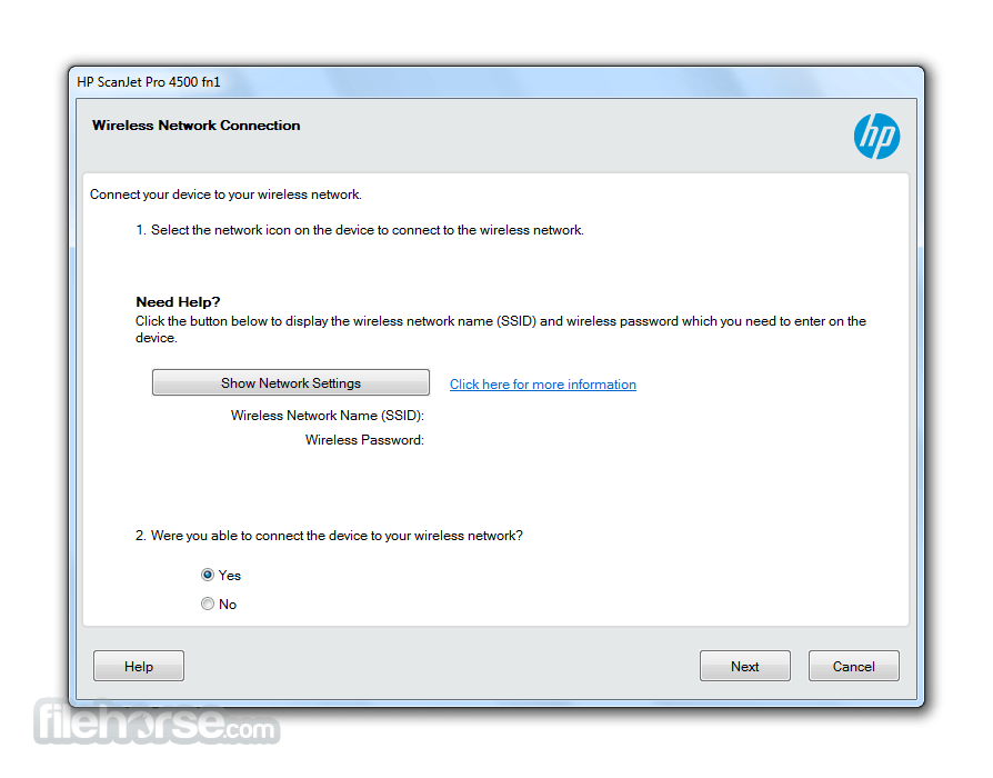 HP ScanJet Pro 4500 fn1 Network Scanner Driver 畫面截圖 5