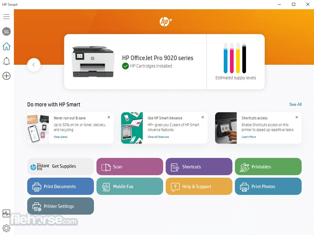 HP Smart 畫面截圖 1