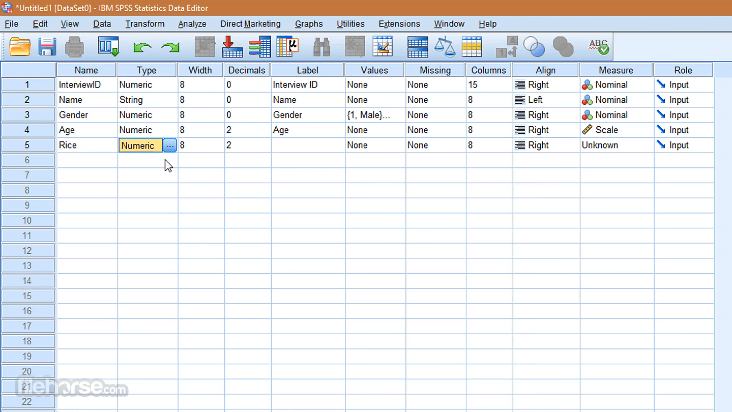 IBM SPSS Statistics 畫面截圖 1