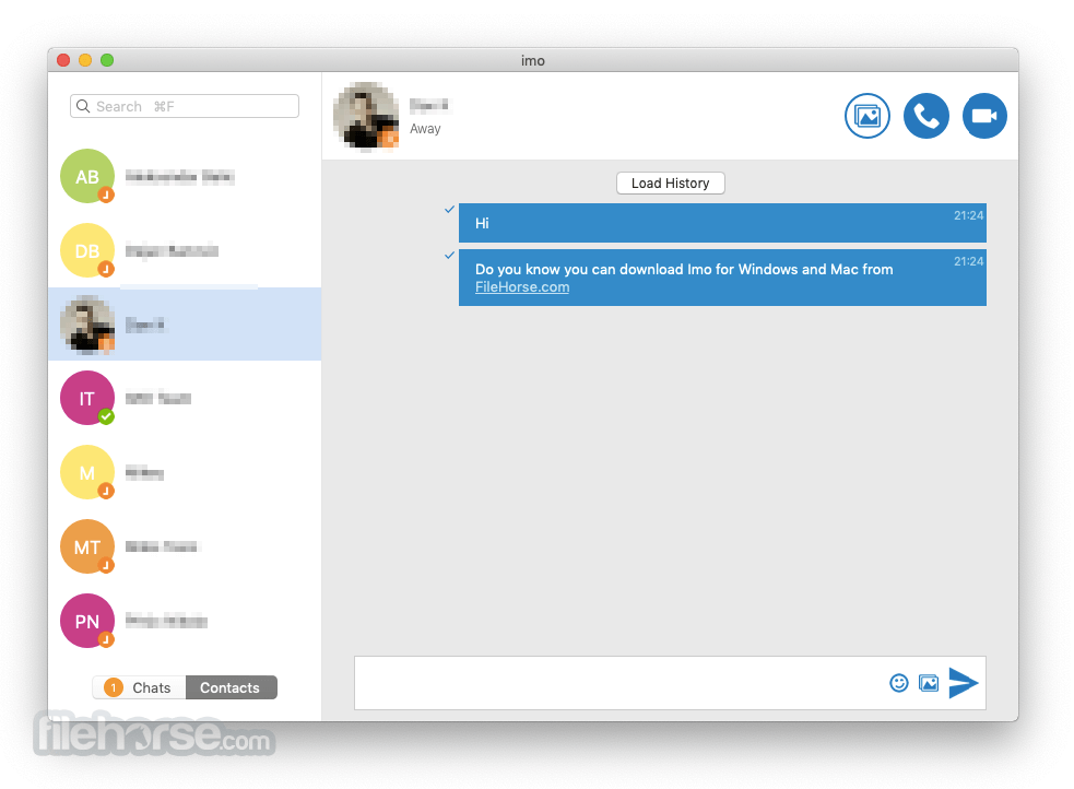 Imo Messenger 畫面截圖 2