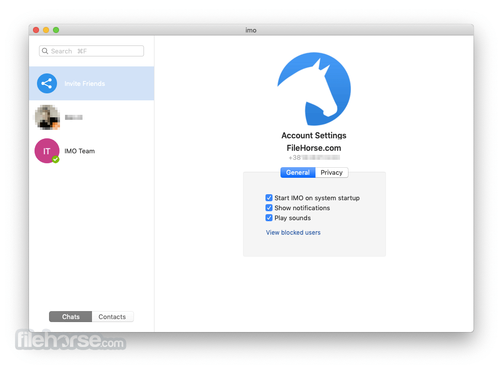 Imo Messenger 畫面截圖 5