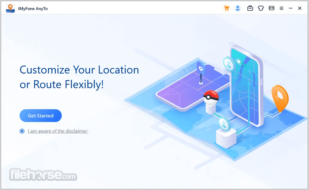 iMyFone AnyTo - Change GPS Location 畫面截圖 1