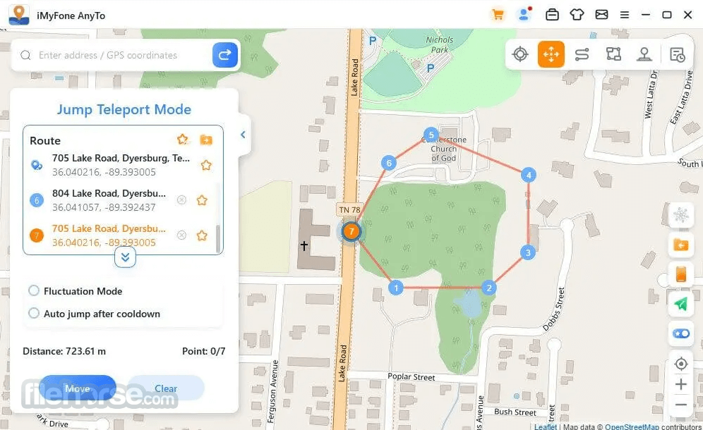 iMyFone AnyTo - Change GPS Location 畫面截圖 2
