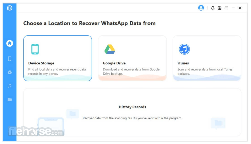 iMyFone ChatsBack for WhatsApp 畫面截圖 1