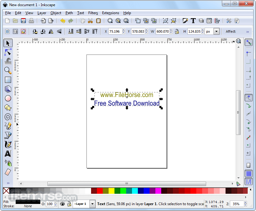 Inkscape 1.4.4 (64-bit) 畫面截圖 1