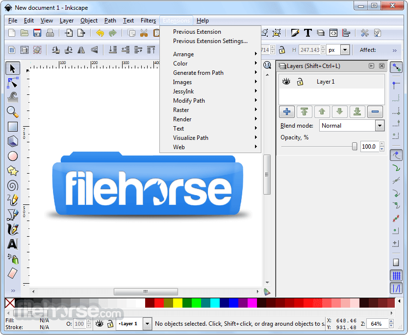Inkscape 1.4.4 (64-bit) 畫面截圖 2