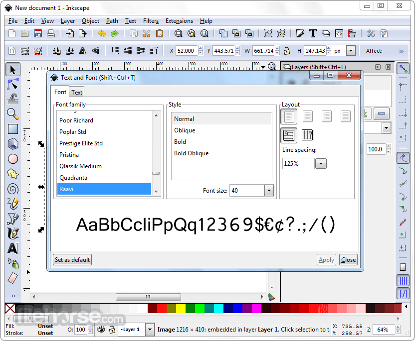 Inkscape 1.4.4 (64-bit) 畫面截圖 3