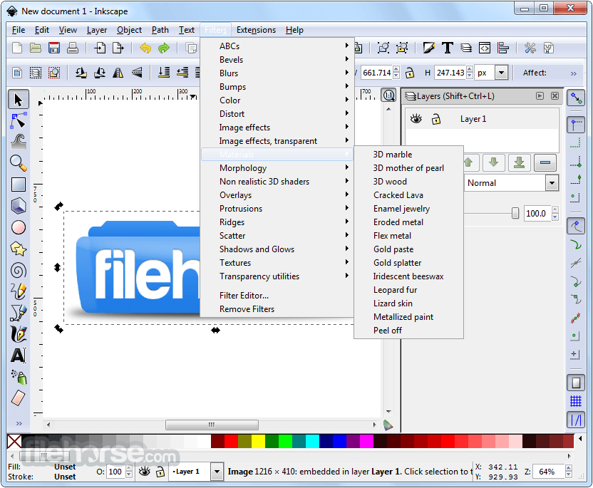 Inkscape 1.4.4 (64-bit) 畫面截圖 4