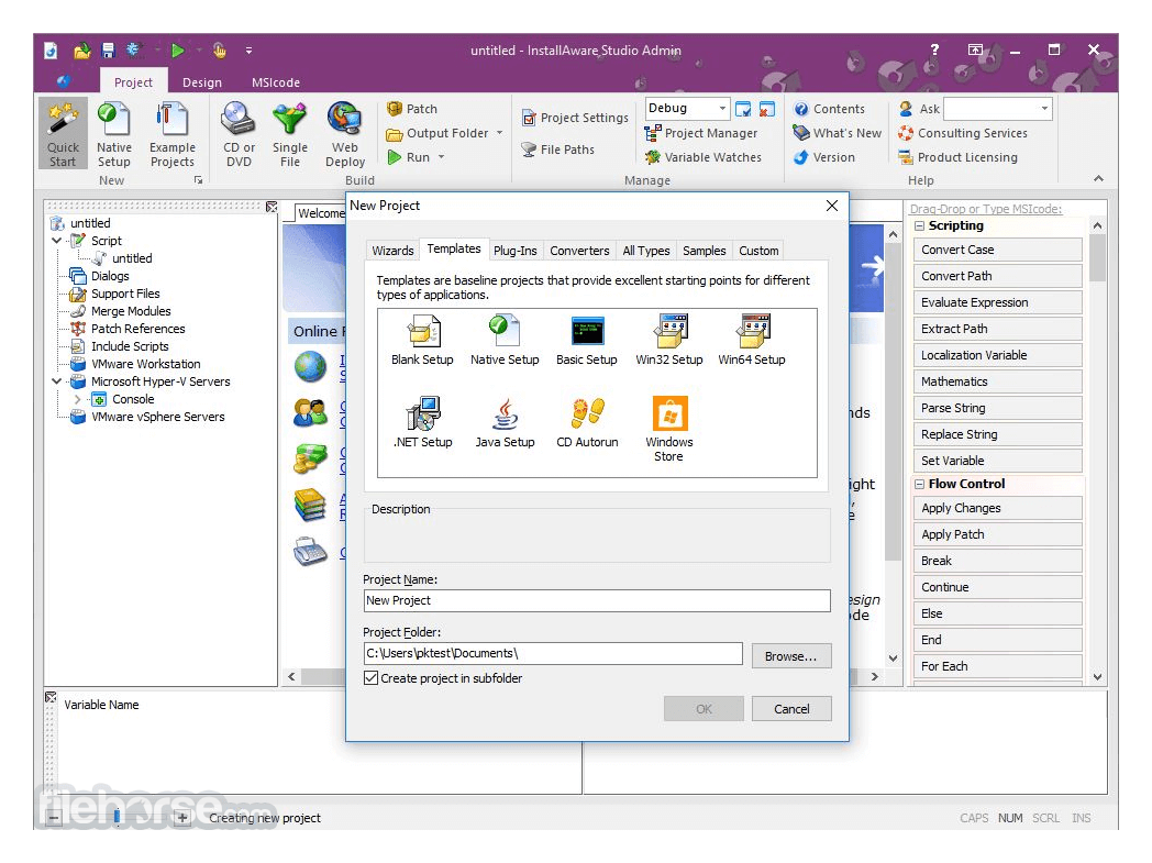InstallAware Studio for Windows Installer X16 畫面截圖 1