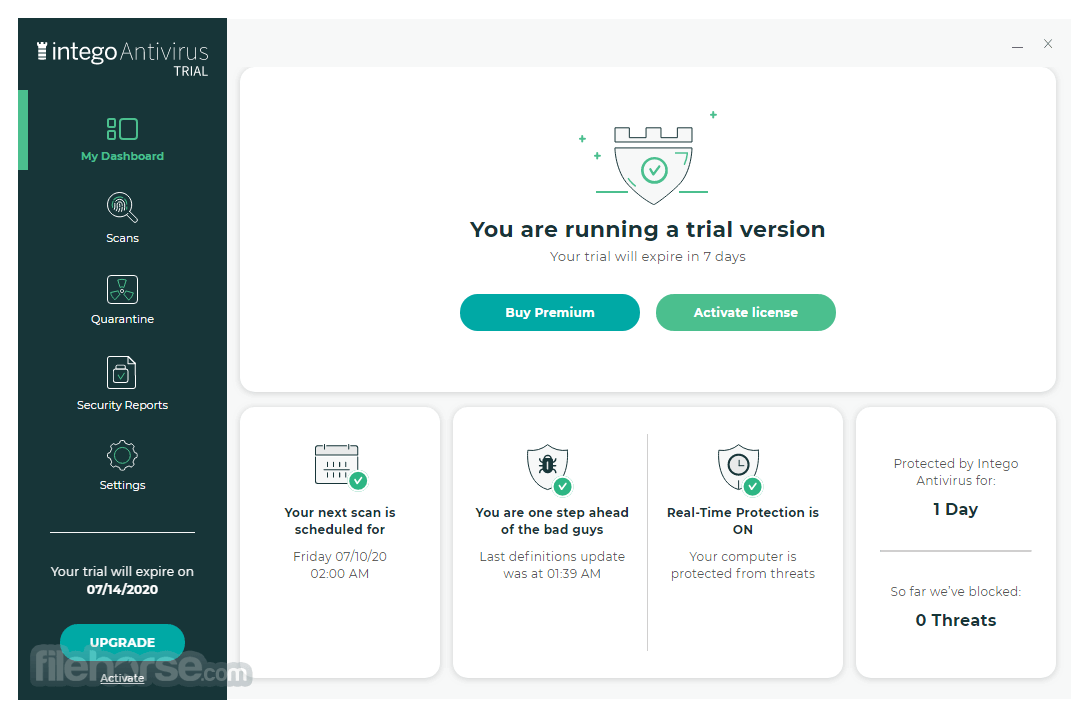 Intego Antivirus 畫面截圖 1