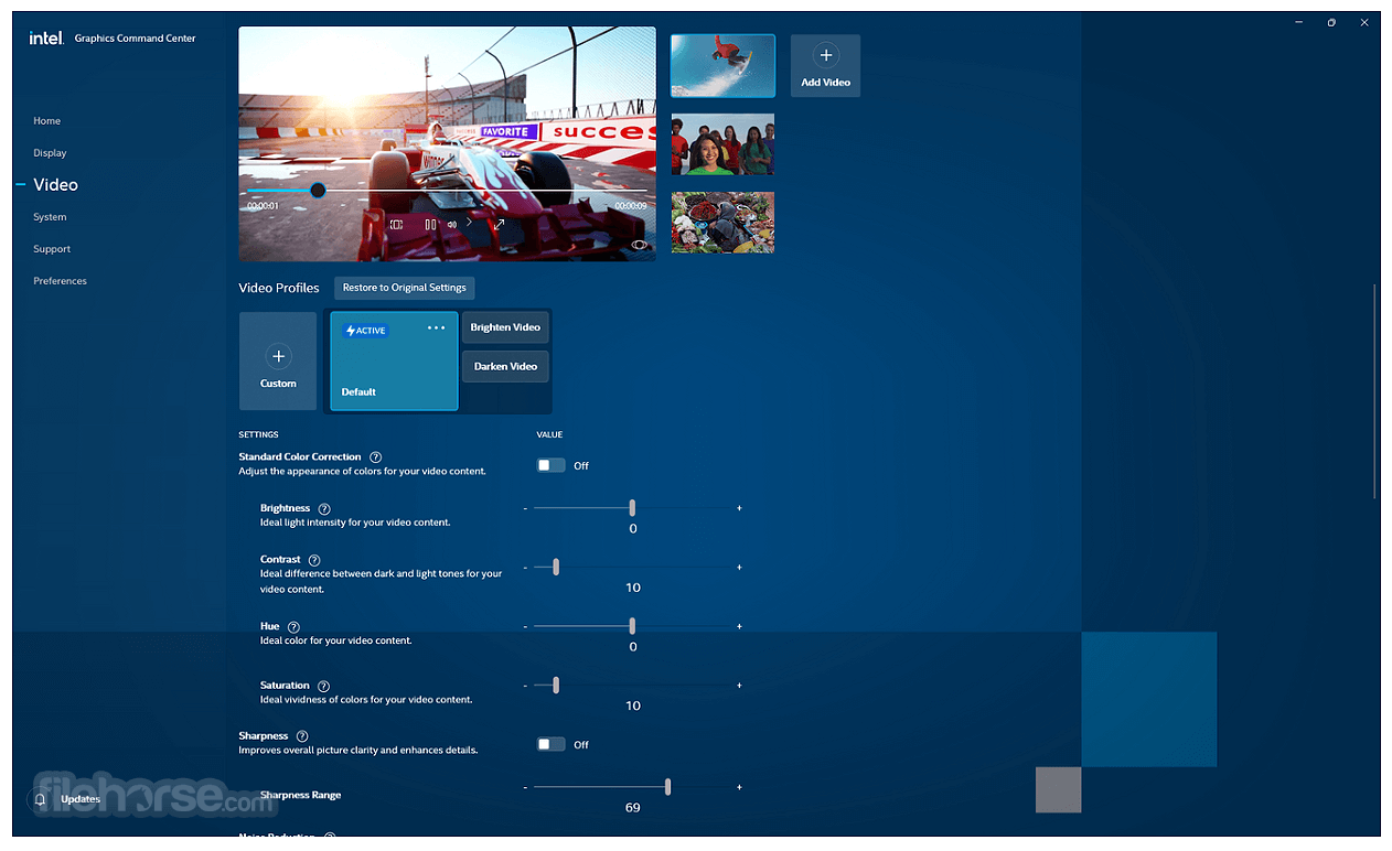 Intel Graphics Command Center 畫面截圖 2