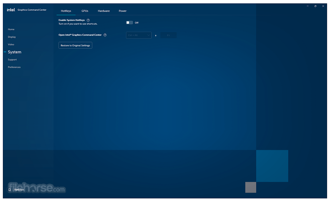 Intel Graphics Command Center 畫面截圖 3