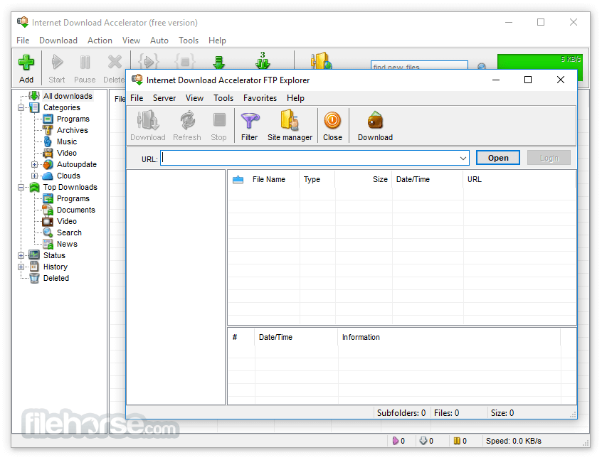 Internet Download Accelerator 畫面截圖 2