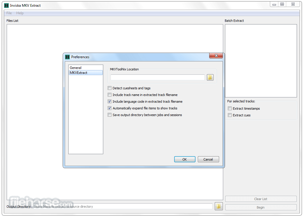 Inviska MKV Extract 11.0 (64-bit) 畫面截圖 2