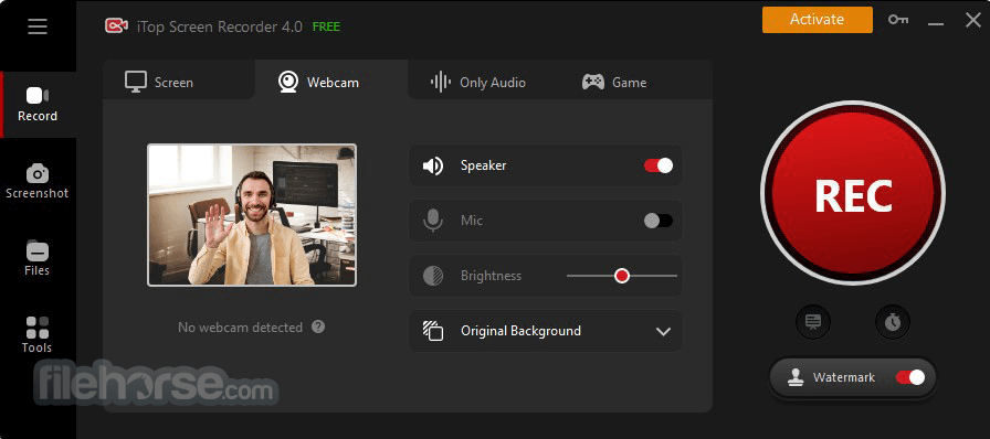 iTop Screen Recorder 畫面截圖 2