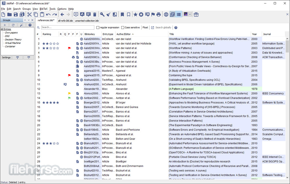 JabRef 6.0 Alpha 畫面截圖 1