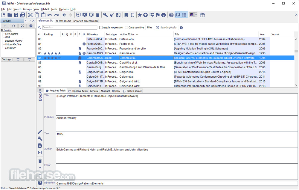 JabRef 6.0 Alpha 畫面截圖 2