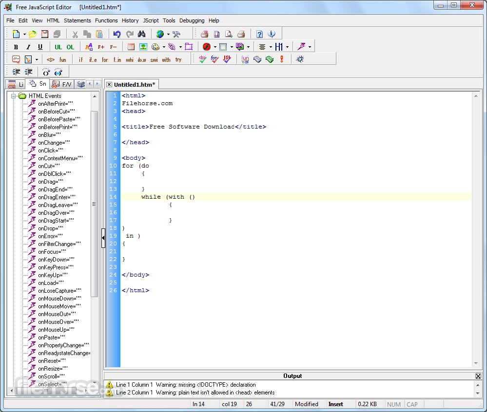 JavaScript Editor 畫面截圖 3