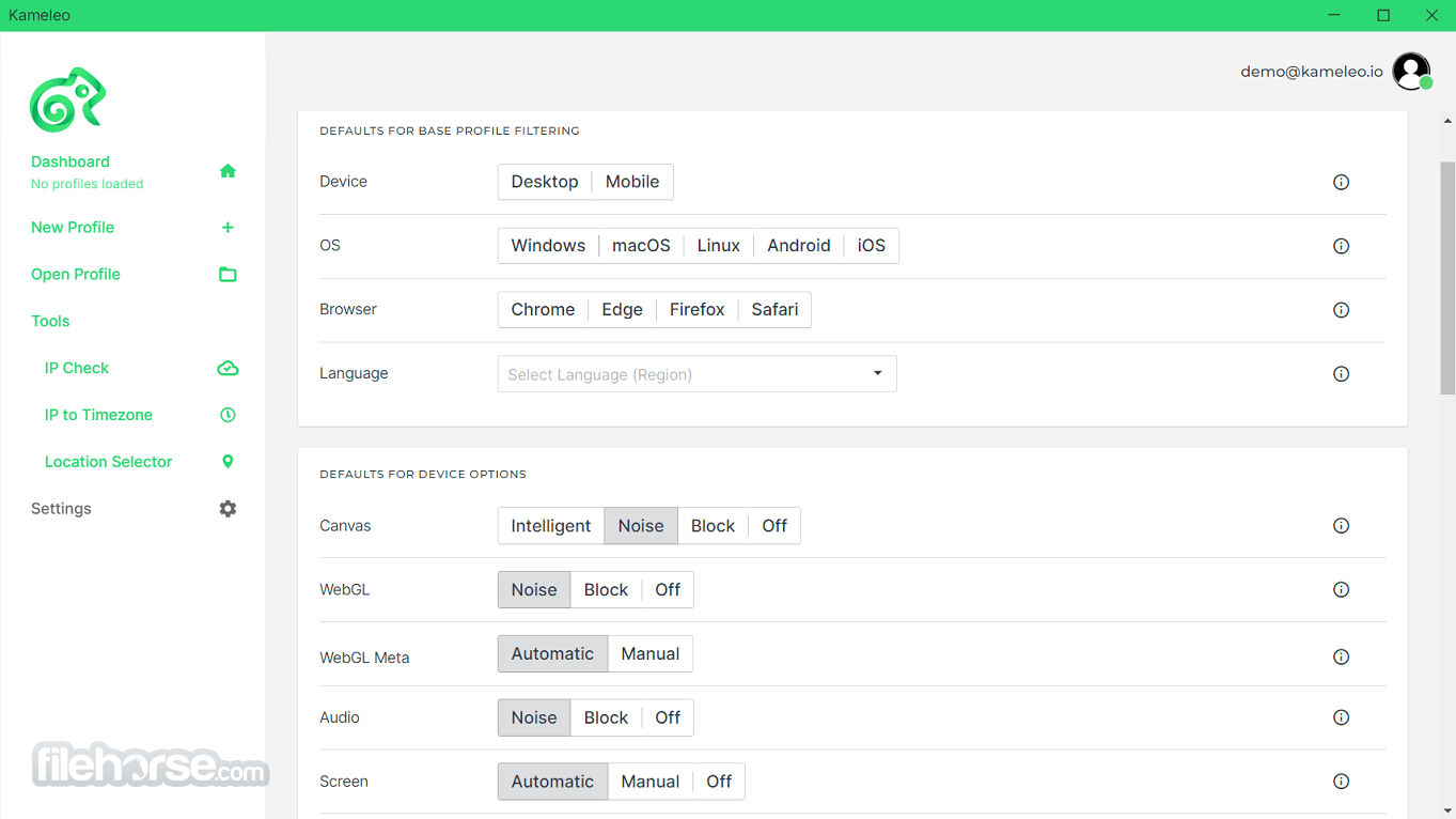 Kameleo - Anti-Detect Browser Platform 畫面截圖 2