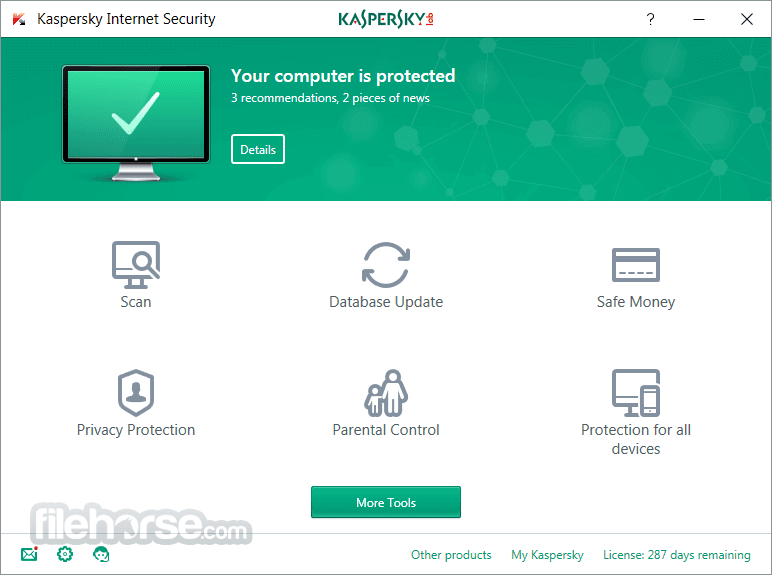 Kaspersky Internet Security 畫面截圖 1