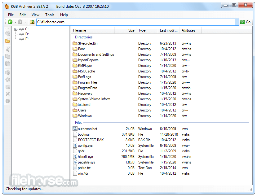 KGB Archiver 2.0 beta 畫面截圖 1