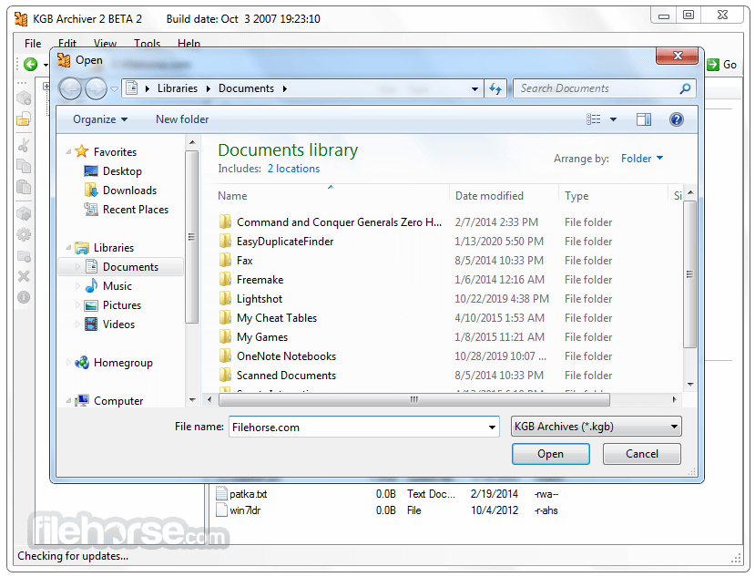 KGB Archiver 2.0 beta 畫面截圖 2