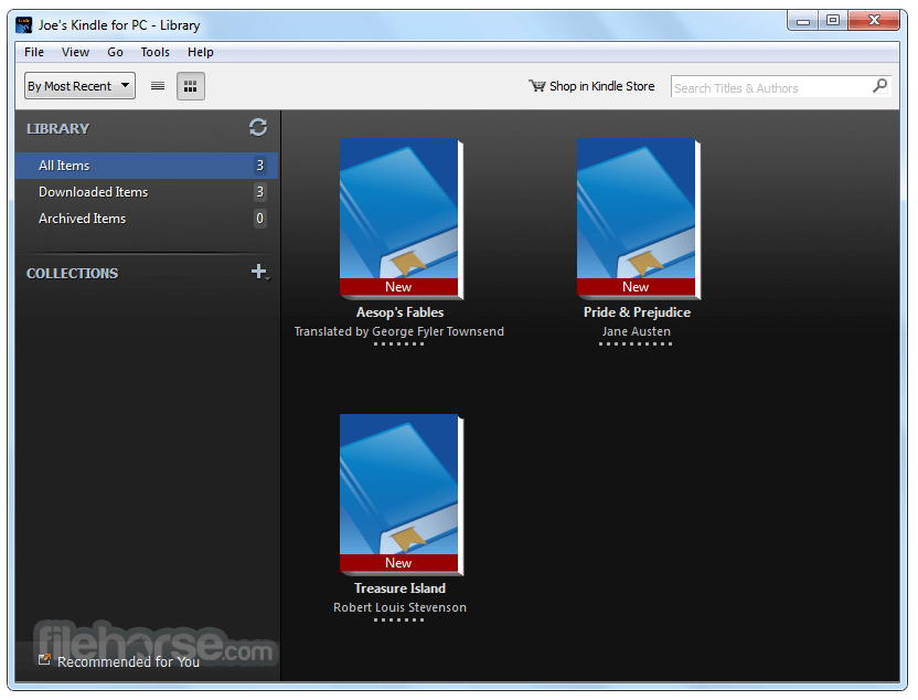 Kindle for PC 2.9 Build 畫面截圖 1