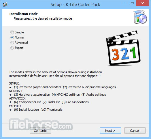 K-Lite Codec Pack Full 畫面截圖 1