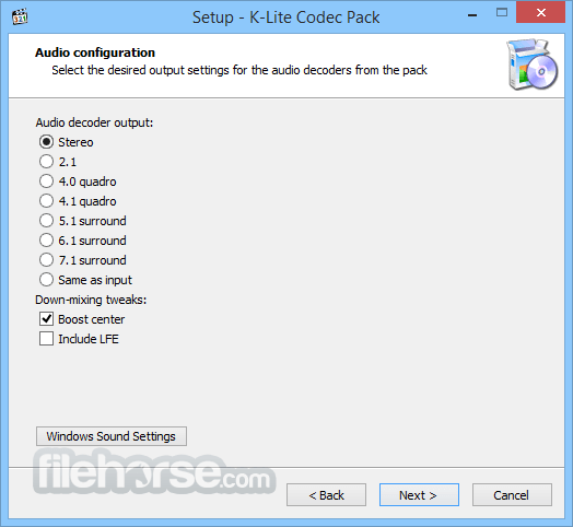 K-Lite Codec Pack Mega 畫面截圖 3
