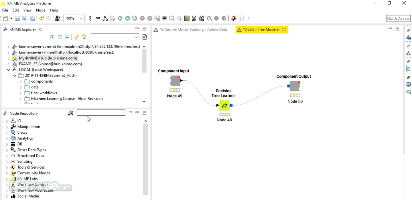 KNIME 畫面截圖 2