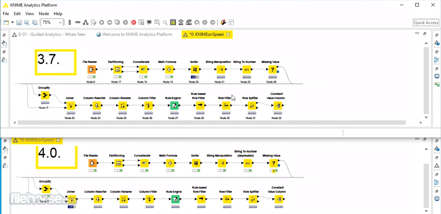 KNIME 畫面截圖 4