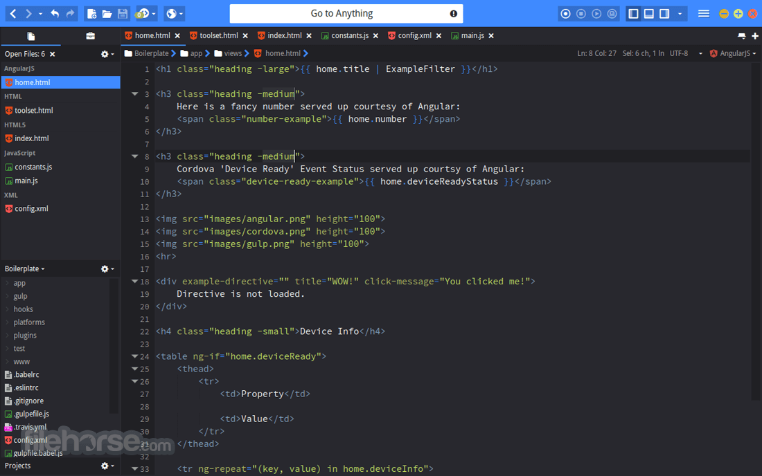 Komodo Edit 12.0.1 Build 畫面截圖 1