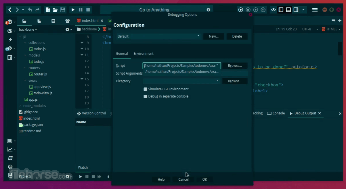 Komodo IDE 12.0.1 Build 畫面截圖 2