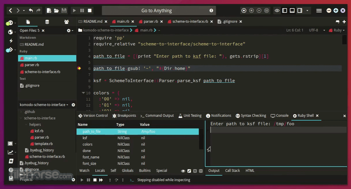 Komodo IDE 12.0.1 Build 畫面截圖 3