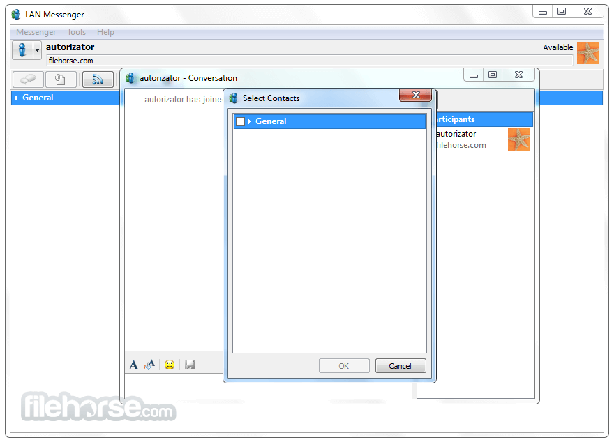 LAN Messenger 畫面截圖 1