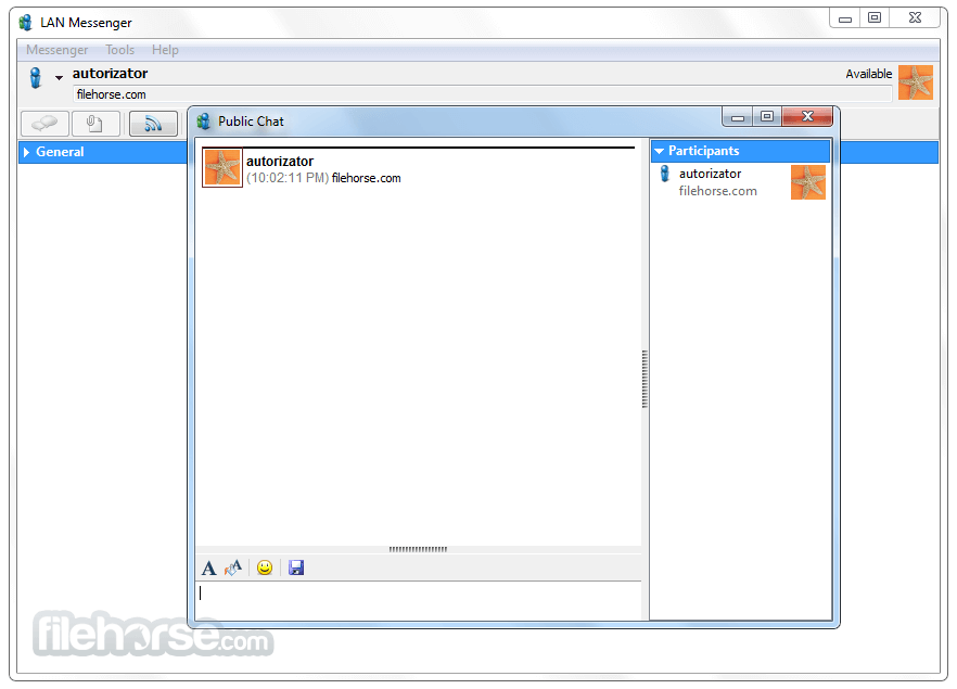LAN Messenger 畫面截圖 2