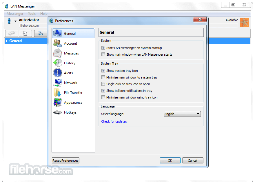 LAN Messenger 畫面截圖 3