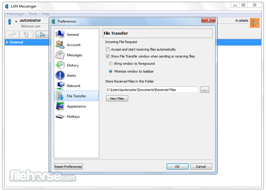 LAN Messenger 畫面截圖 4