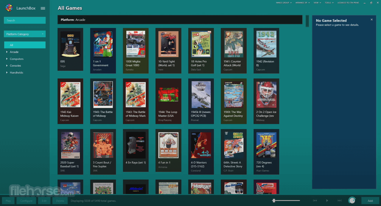 LaunchBox 畫面截圖 1