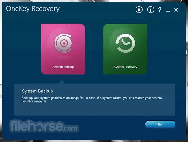 Lenovo OneKey Recovery 畫面截圖 1