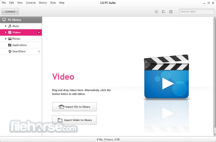 LG PC Suite 畫面截圖 2
