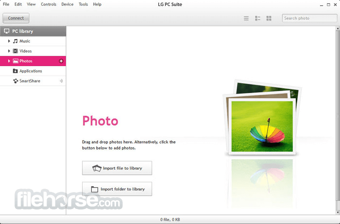 LG PC Suite 畫面截圖 3