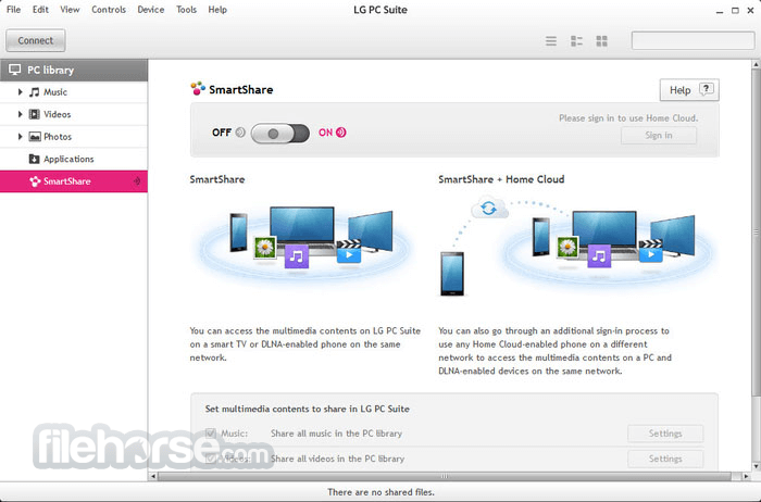 LG PC Suite 畫面截圖 5