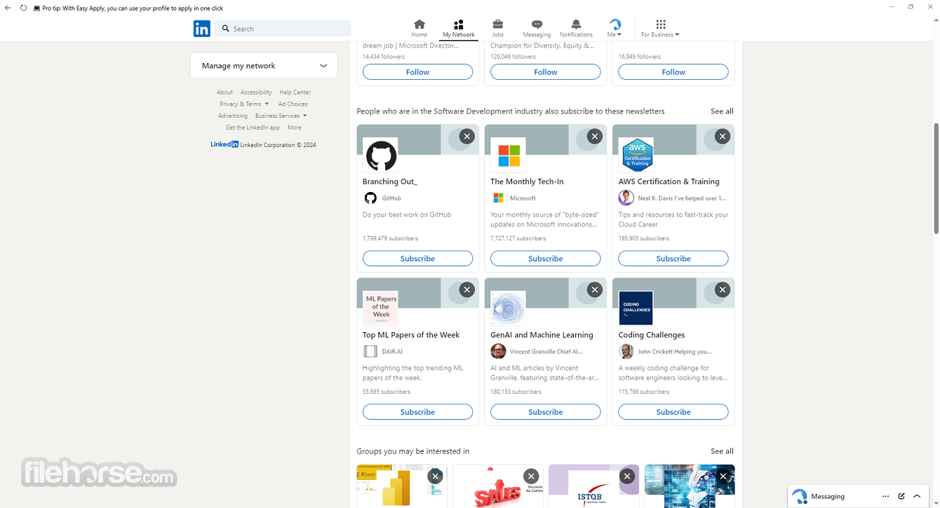 LinkedIn for PC 畫面截圖 2