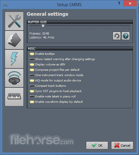 LMMS 1.3.0 Alpha 1 (64-bit) 畫面截圖 5