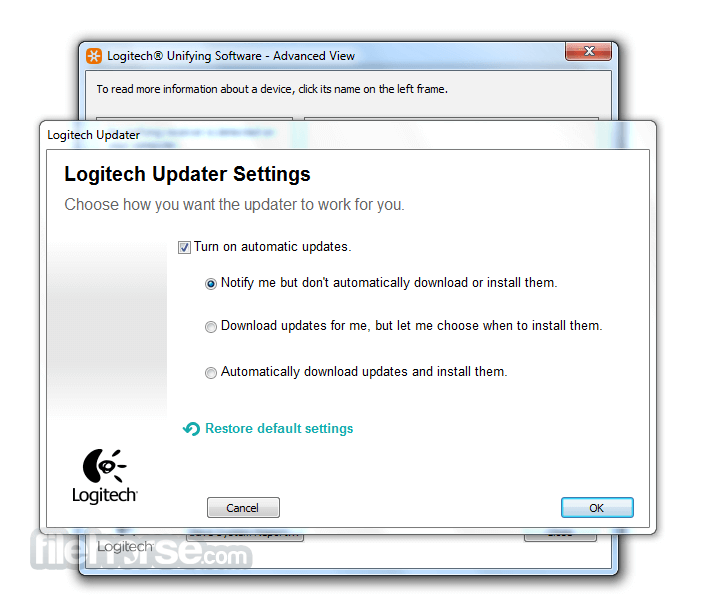 Logitech Unifying Software 畫面截圖 2