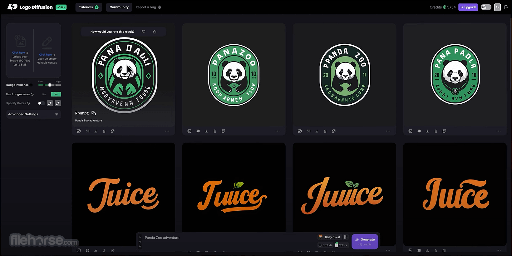Logo Diffusion: AI-powered Logo Generator 畫面截圖 3