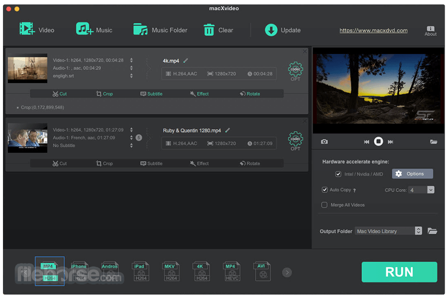 macXvideo 畫面截圖 1