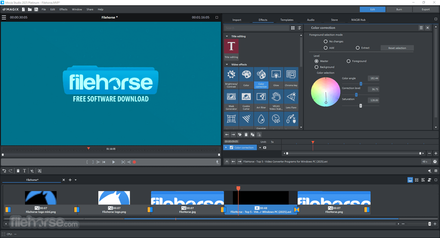 MAGIX Video Deluxe 畫面截圖 2